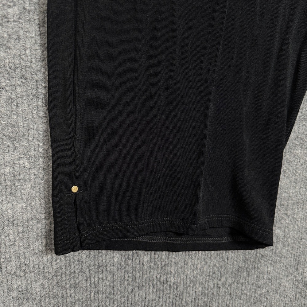 Chico's Travelers Size 3 XL Pants Black Crop Stretch Pull On Casual Capsule - Picture 5 of 11